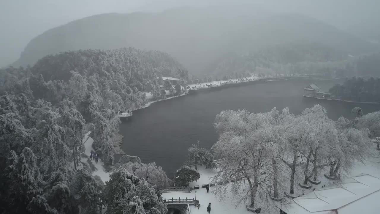 冬天景色视频素材