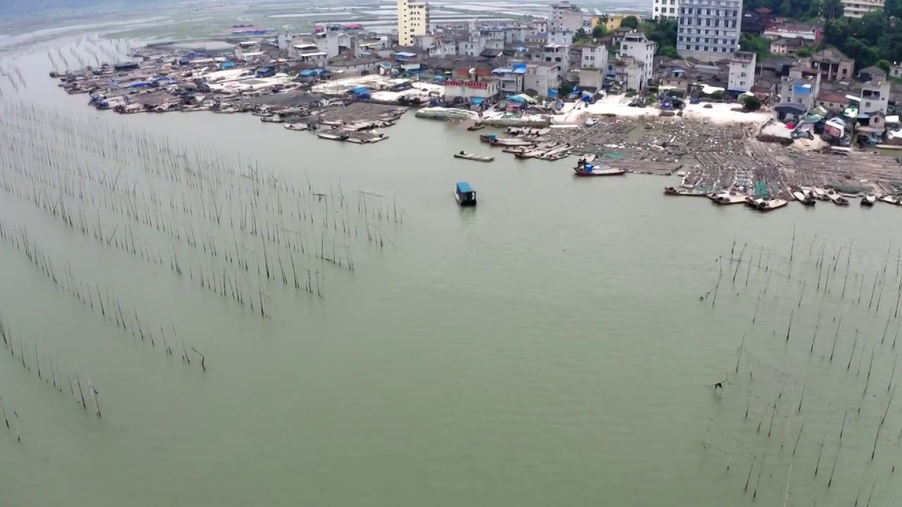 福建省宁德市霞浦县沙江s湾景区航拍风光视频素材