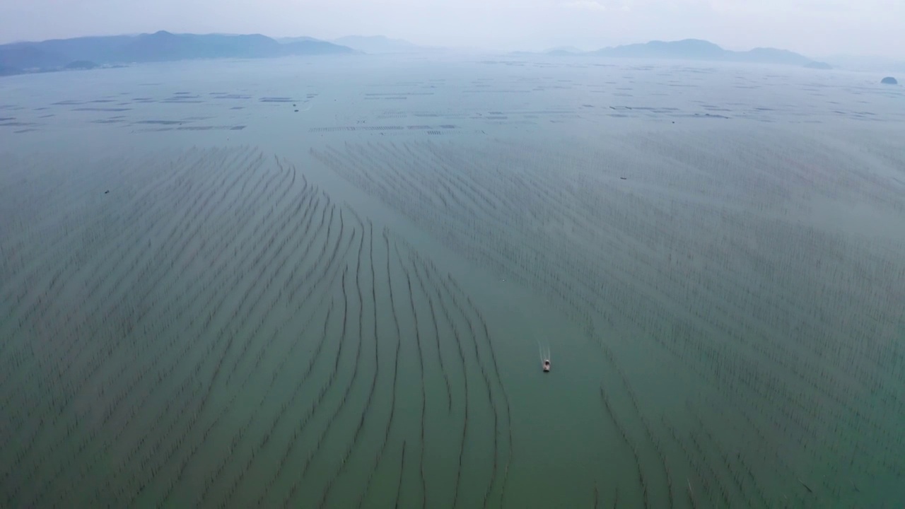 福建省宁德市霞浦县沙江s湾景区航拍风光视频素材