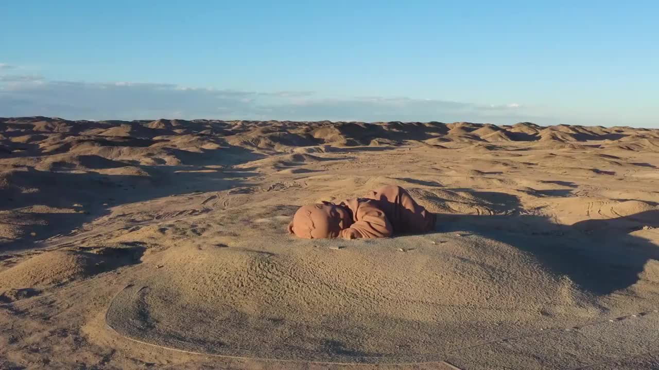 航拍大地之子视频素材