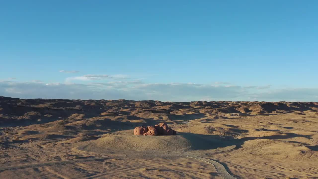 航拍大地之子视频素材