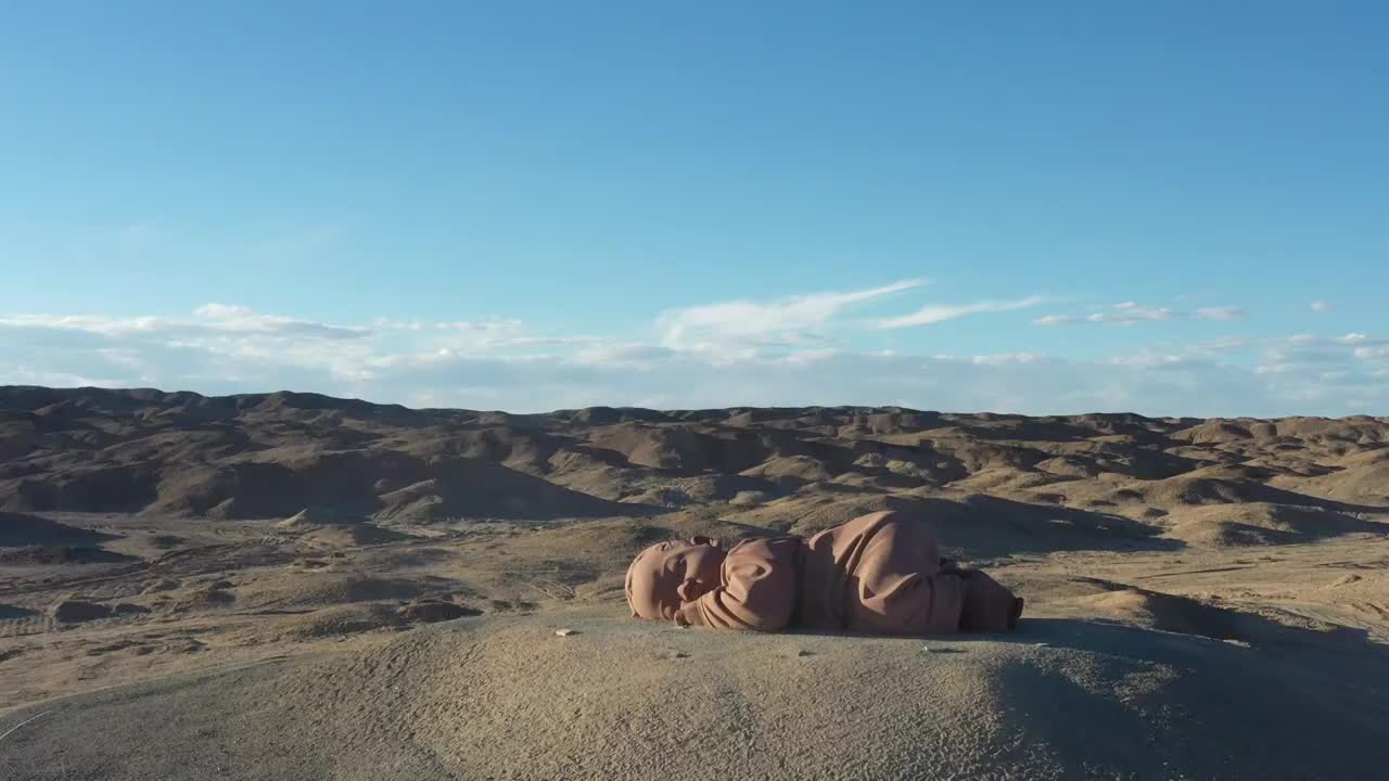 航拍大地之子视频素材