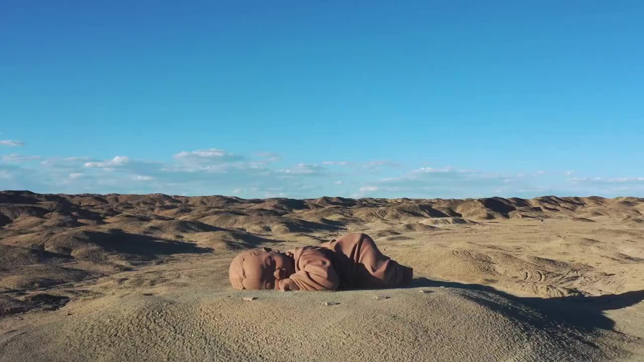 航拍大地之子视频素材