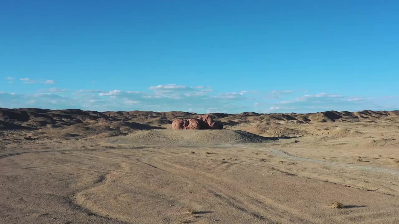 航拍大地之子视频素材