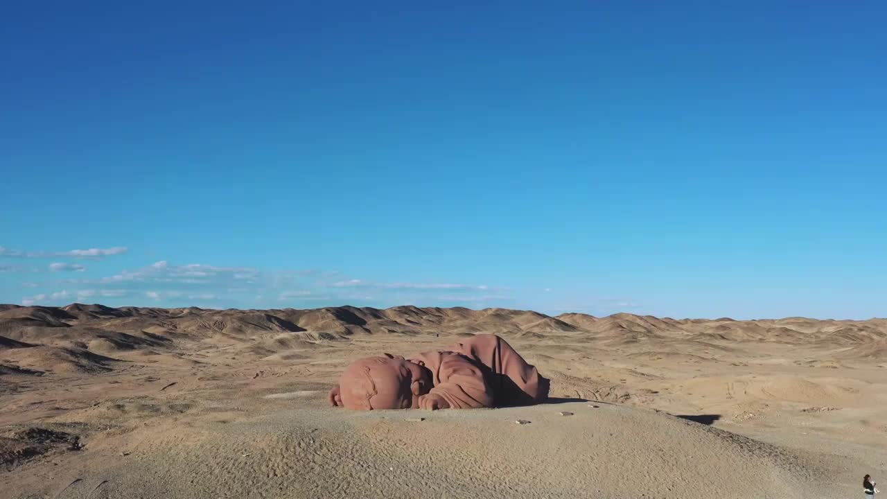 航拍大地之子视频素材