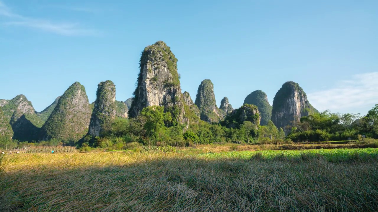 桂林奇峰鎮视频素材