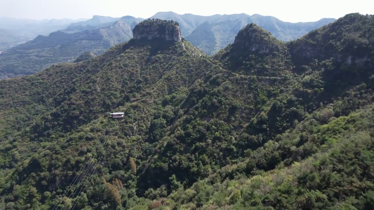 航拍山东青州仰天山视频素材