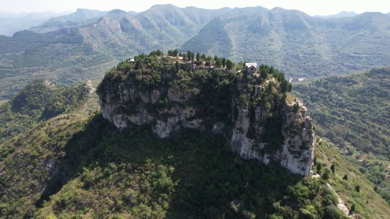 航拍山东青州仰天山视频素材