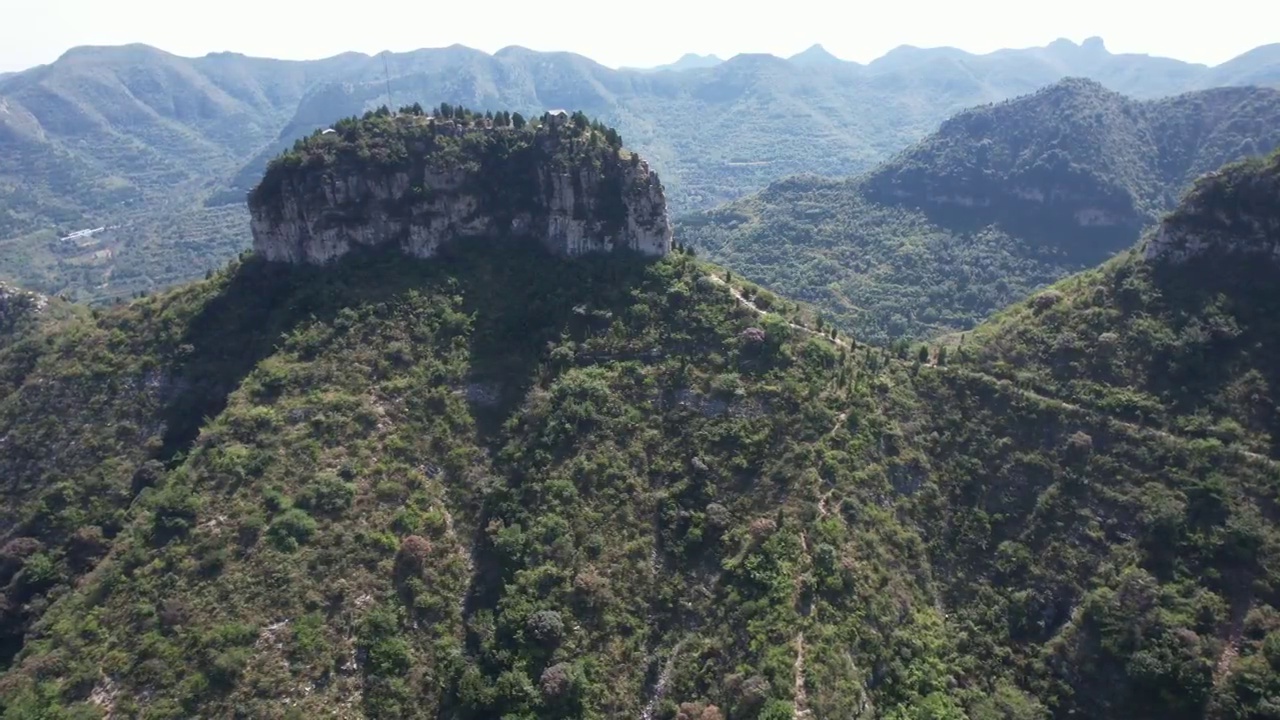 航拍山东青州仰天山视频素材