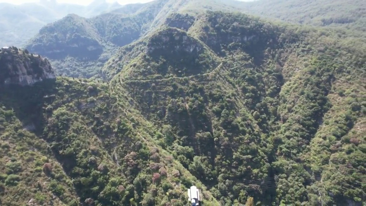 航拍山东青州仰天山视频素材