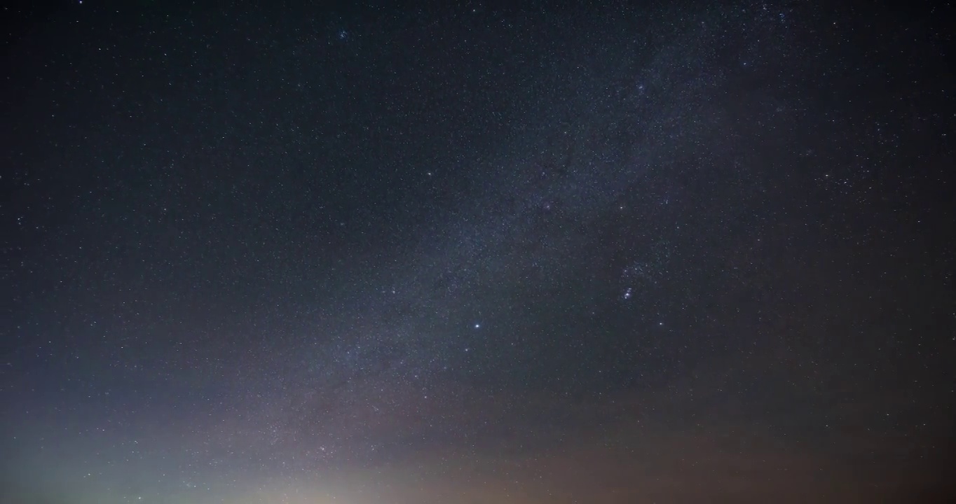 2021年双子座流星雨延时记录视频素材