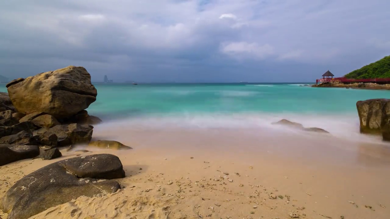 海南蜈支洲视频素材