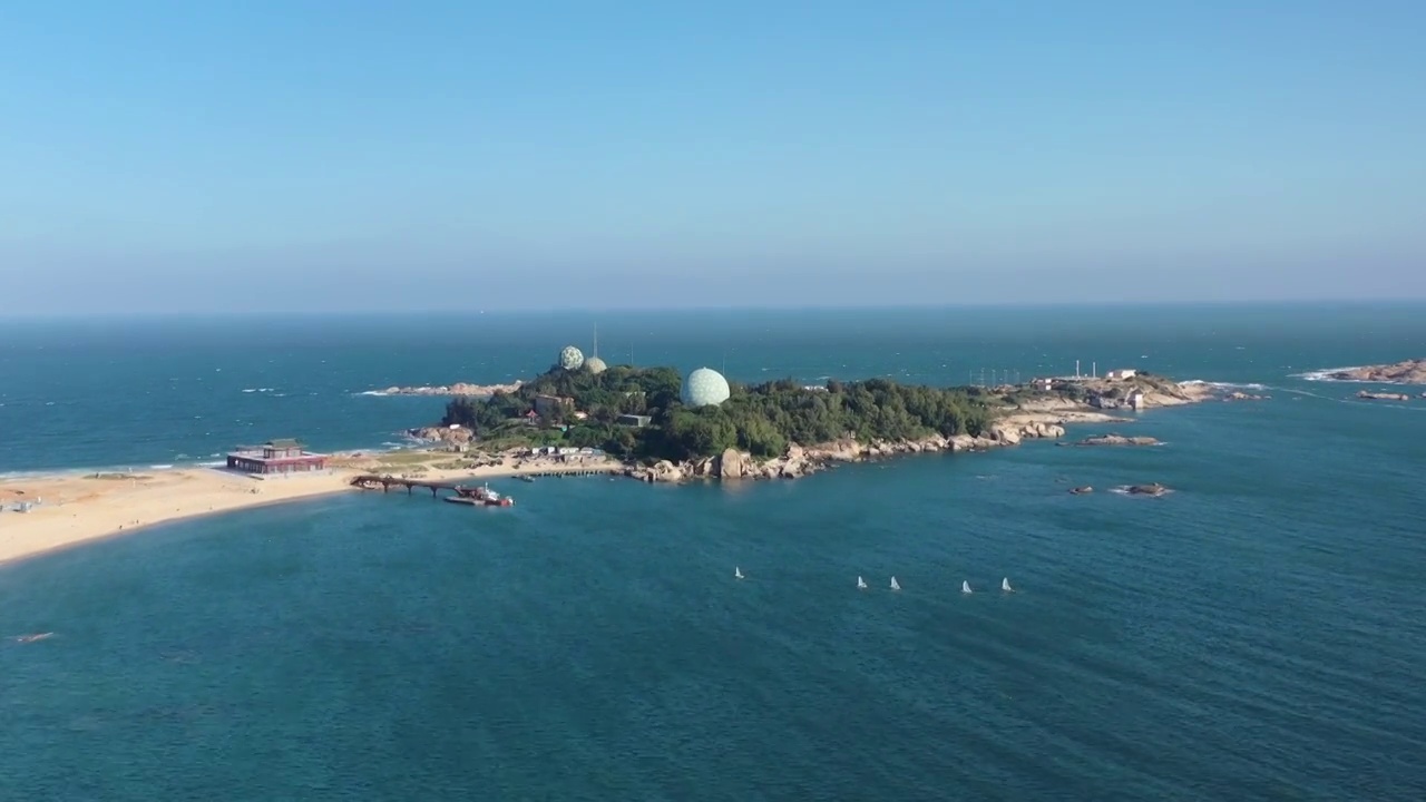 汕尾红海湾遮浪旅游区视频素材