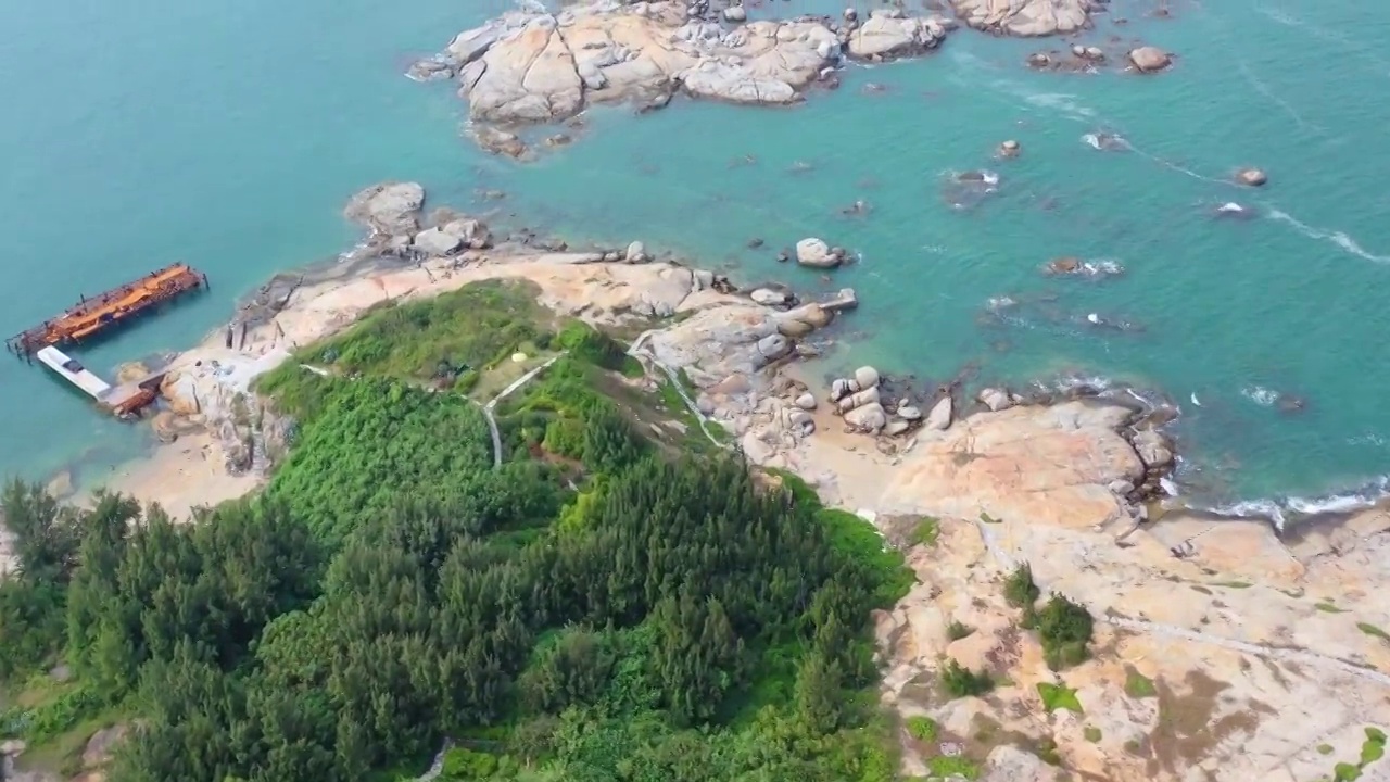 汕尾红海湾遮浪旅游区视频素材