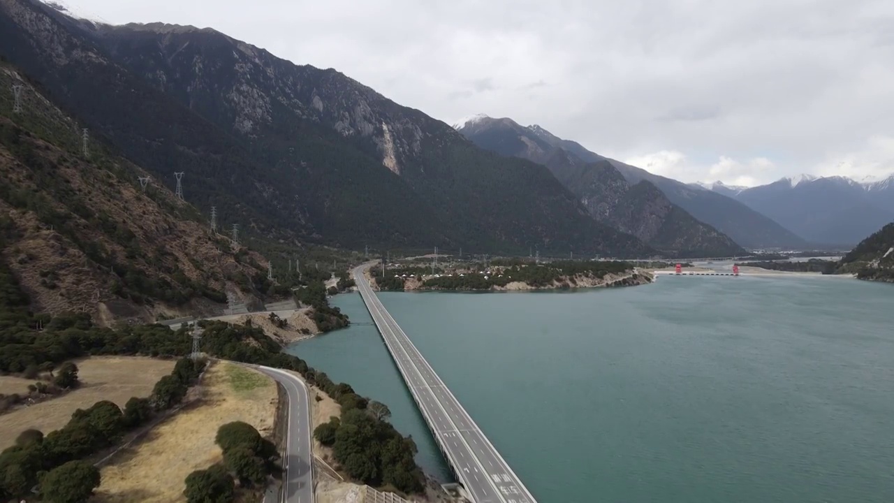 林拉高速水上公路视频素材