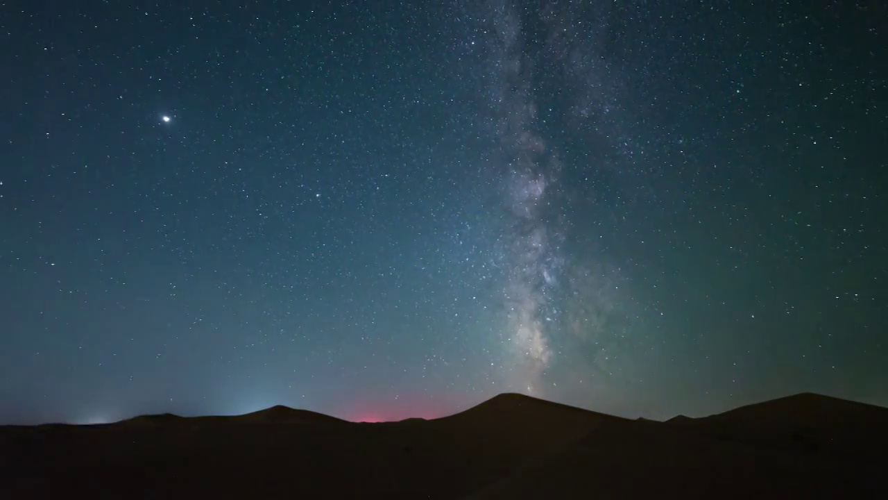 沙漠星空视频素材