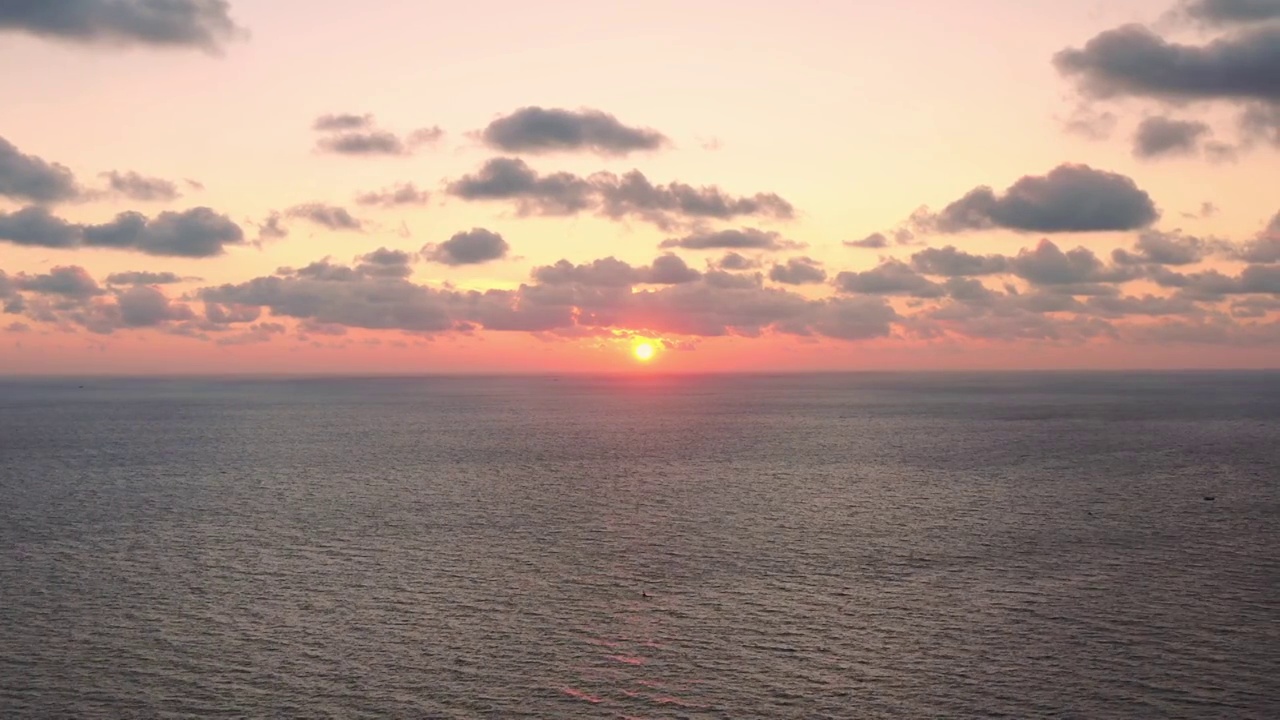 涠洲岛日出视频素材