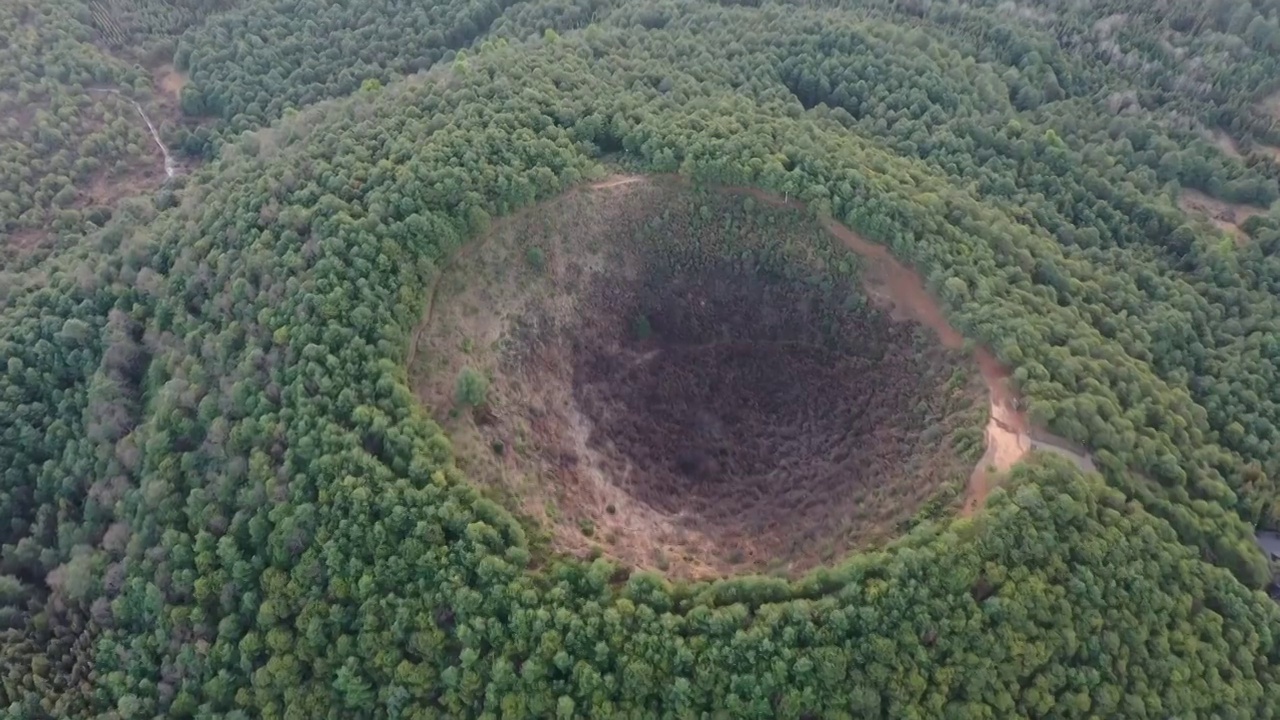 腾冲火山地热国家地质公园视频素材