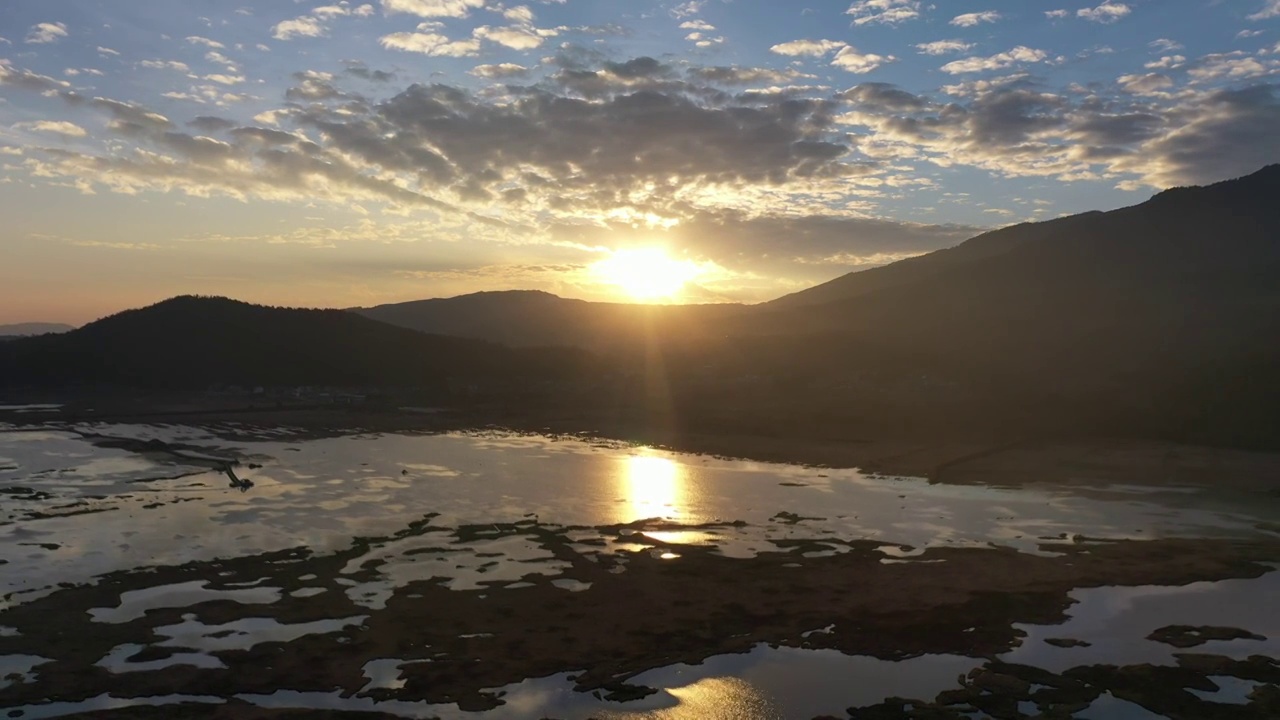 腾冲北海湿地公园视频素材