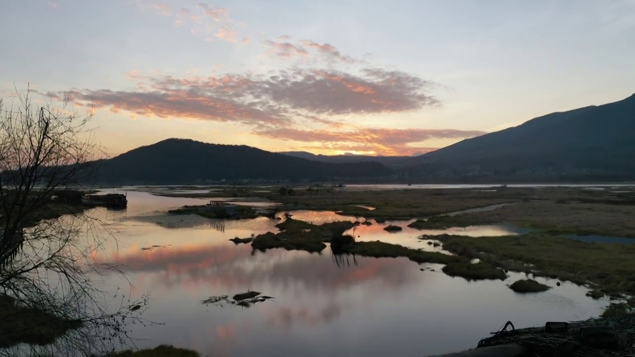 腾冲北海湿地公园视频素材