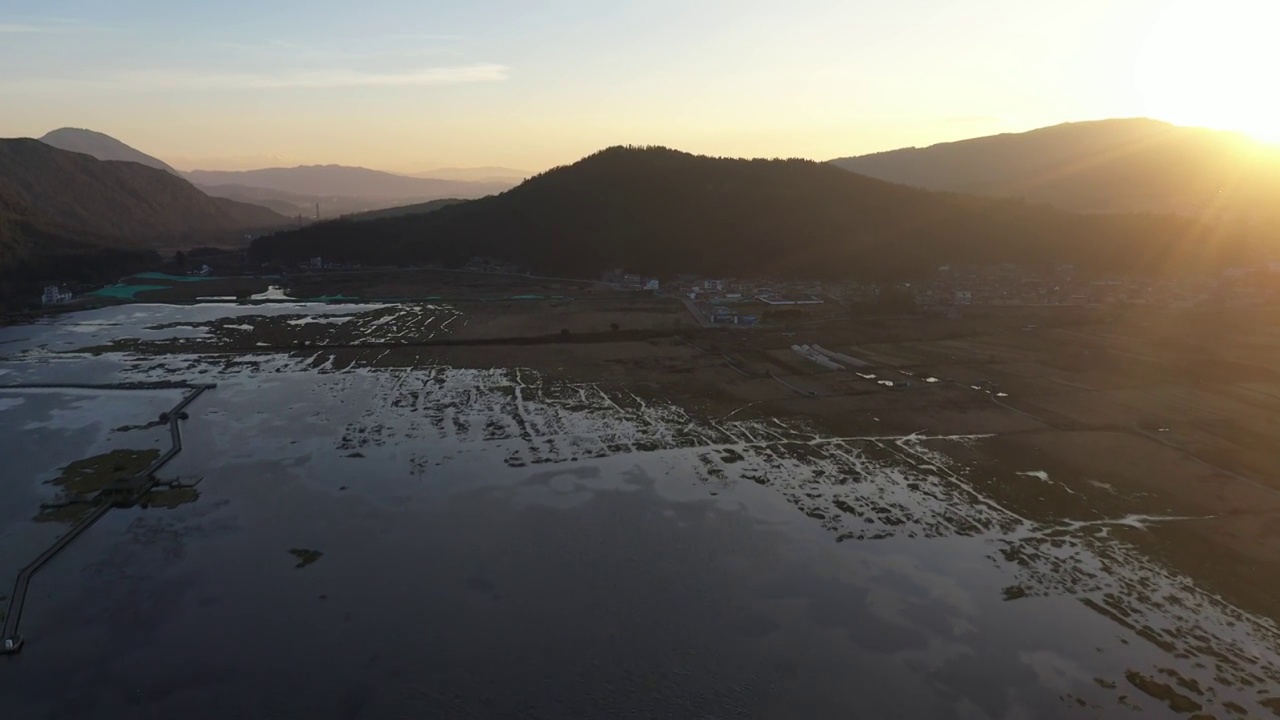 腾冲北海湿地公园视频素材