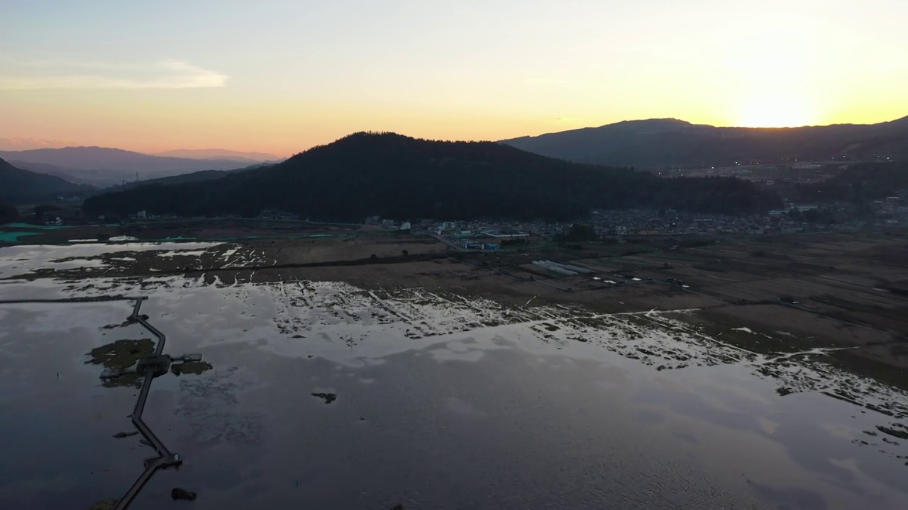 腾冲北海湿地公园视频素材