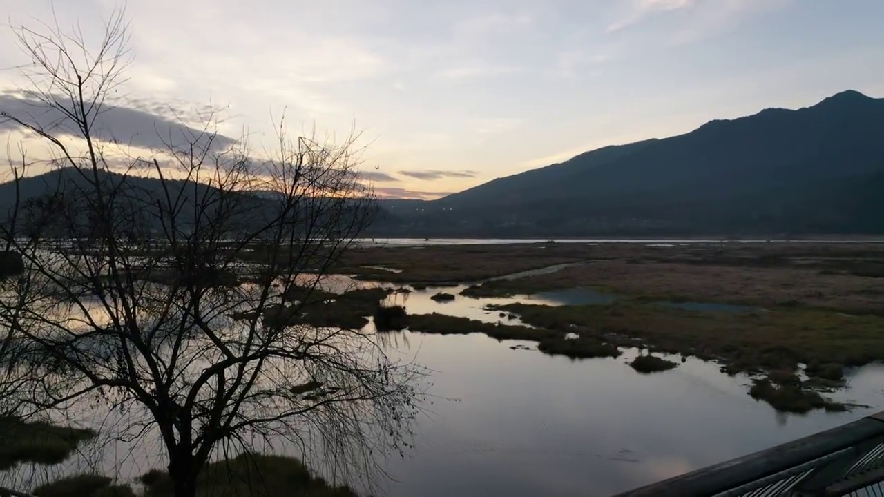 腾冲北海湿地公园视频素材