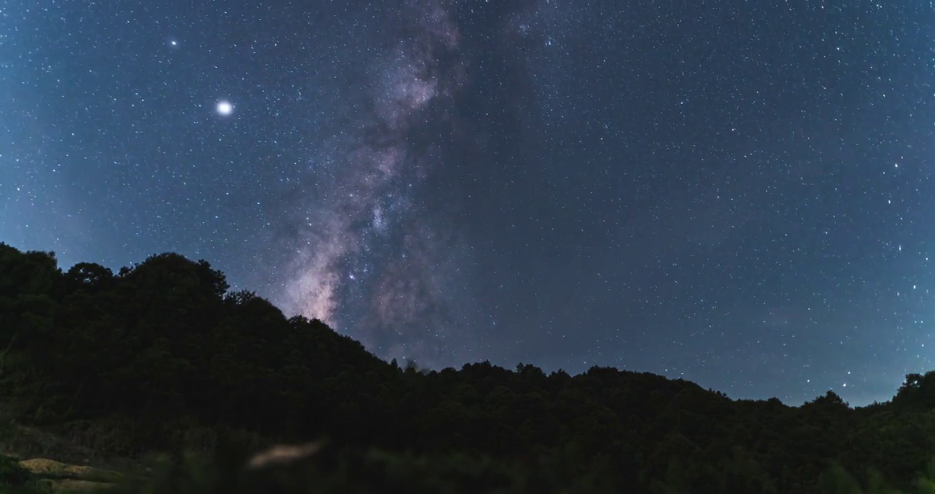 星空银河延时视频素材