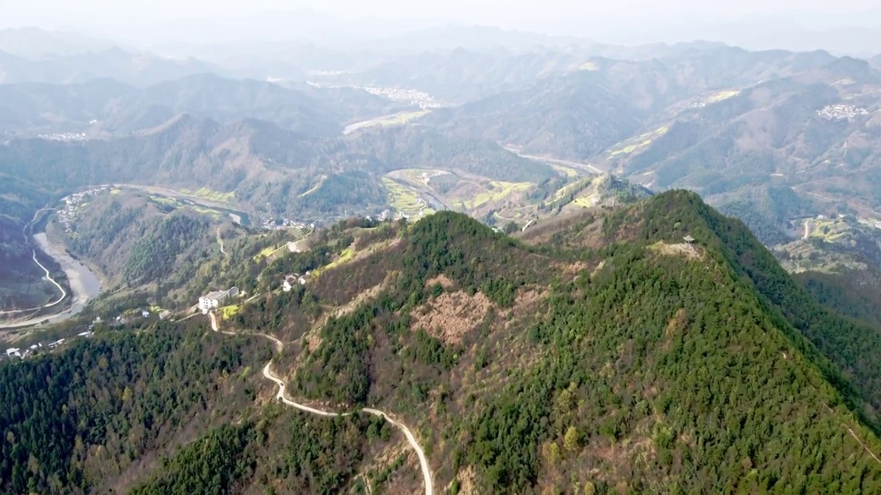 石潭村油菜花田视频素材