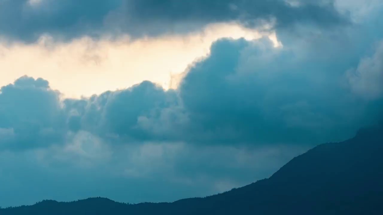 云南元阳云海延时视频素材