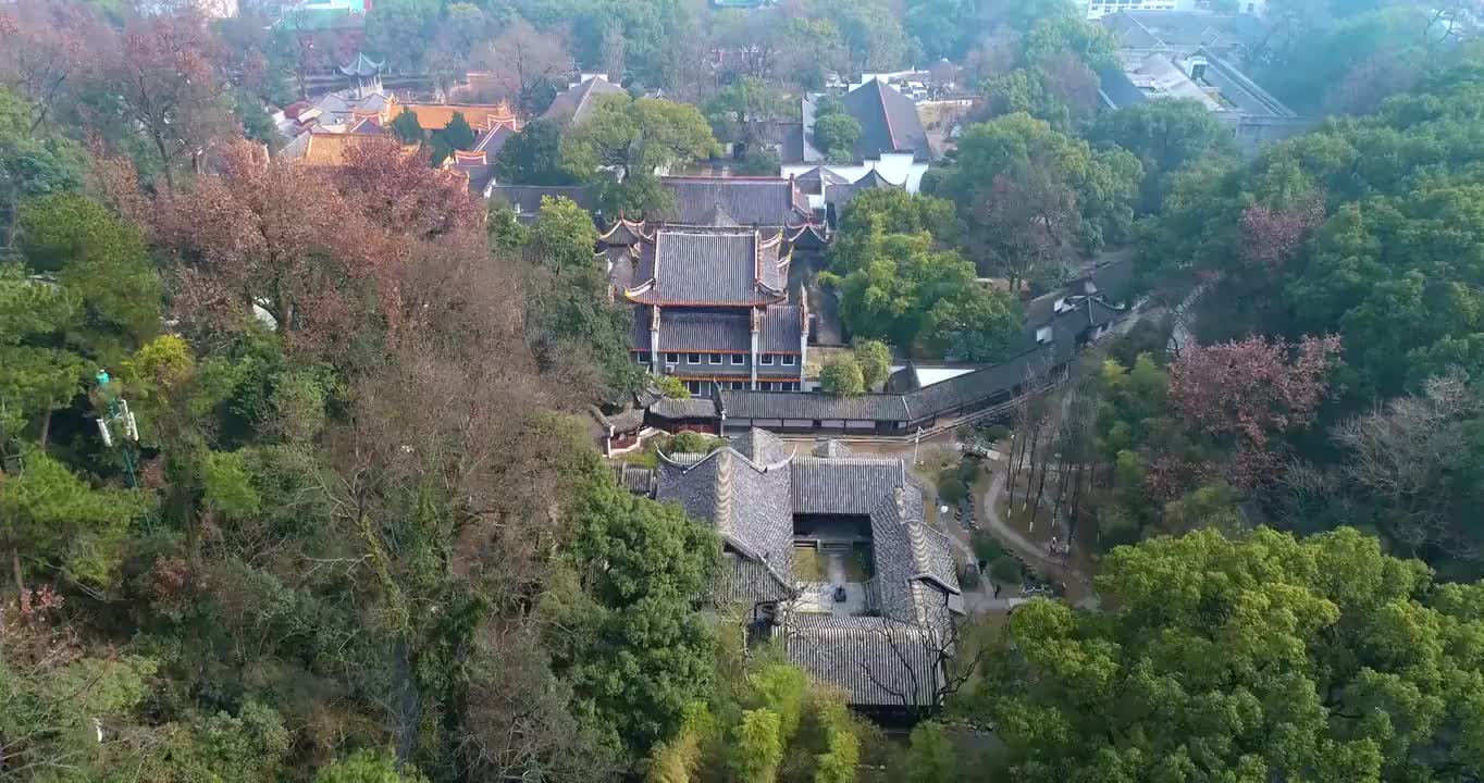 中国 湖南 长沙 岳麓书院视频素材