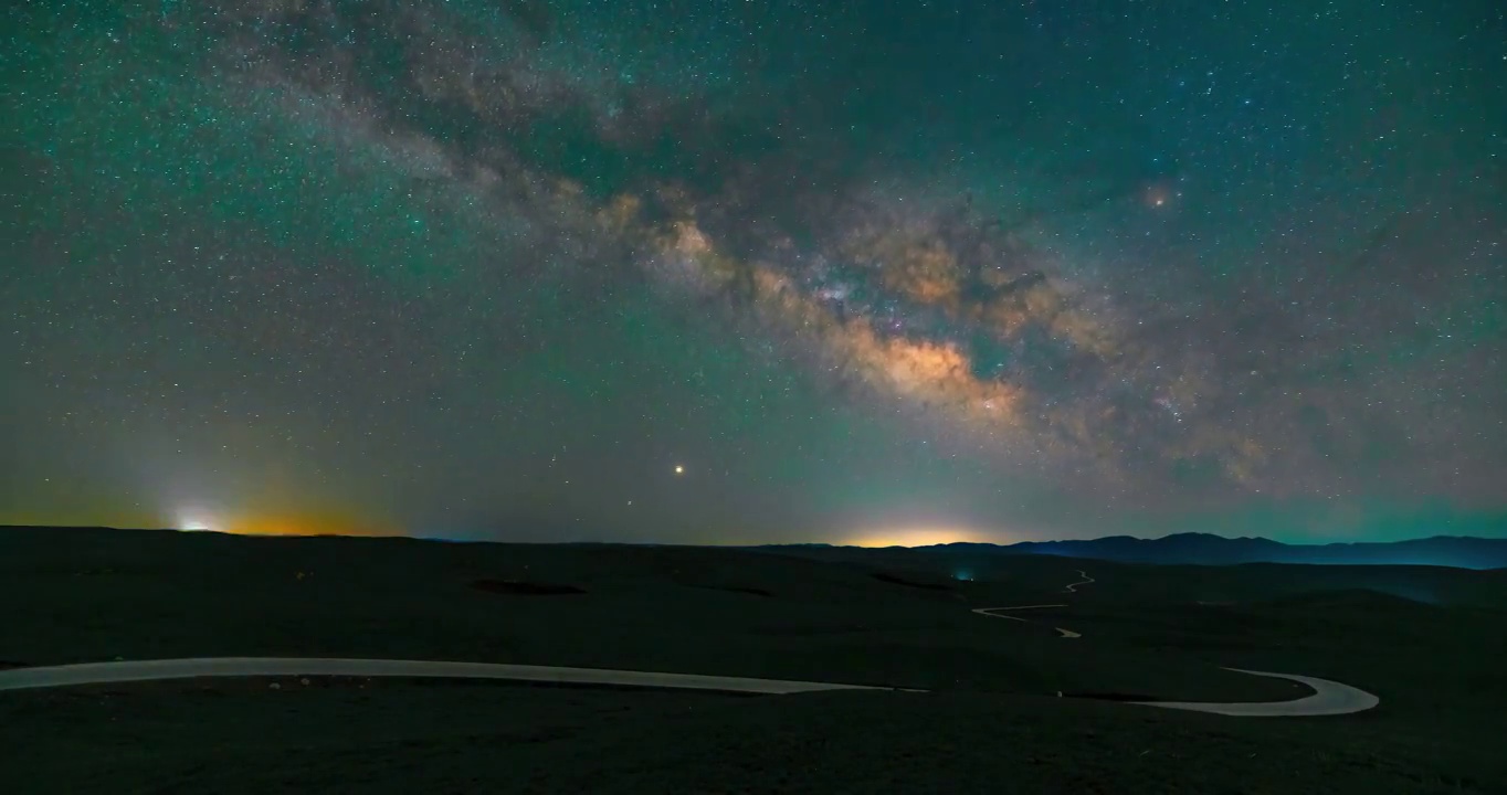 银河星空视频素材