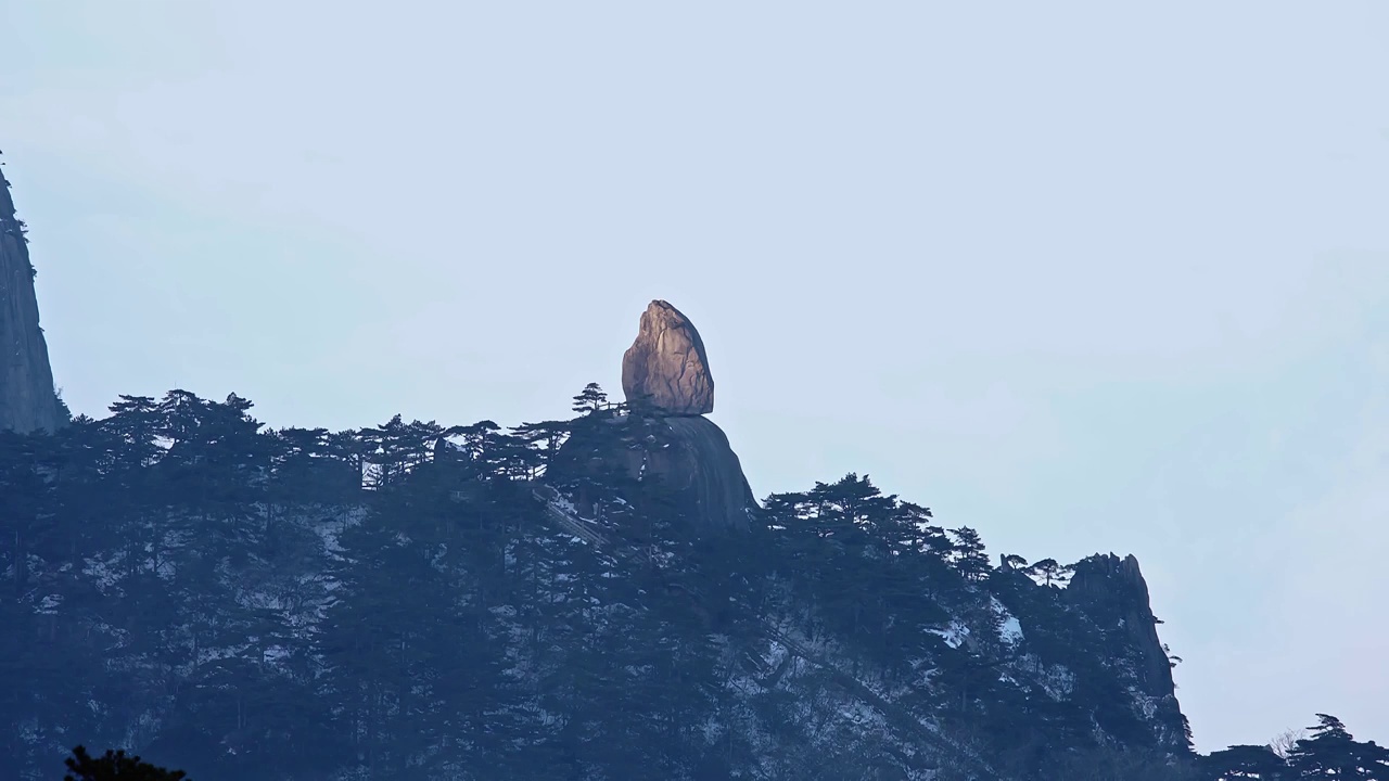 黄山山景云景视频素材