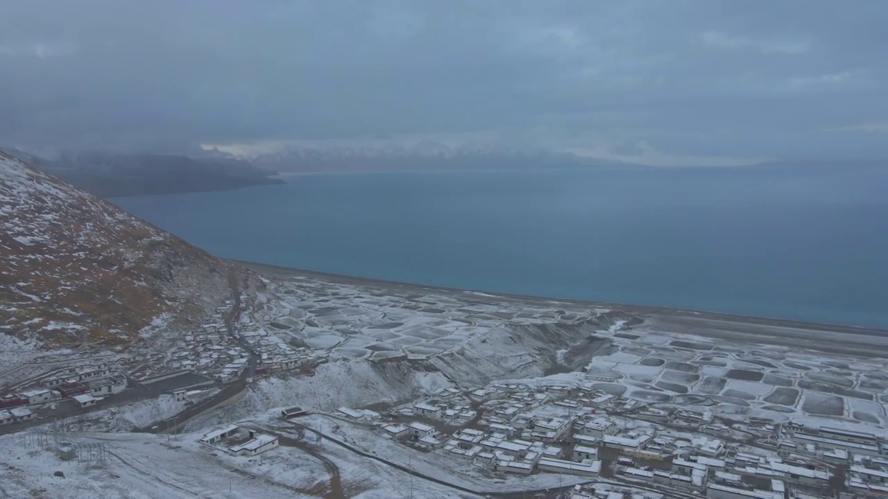 文布南村雪景视频素材