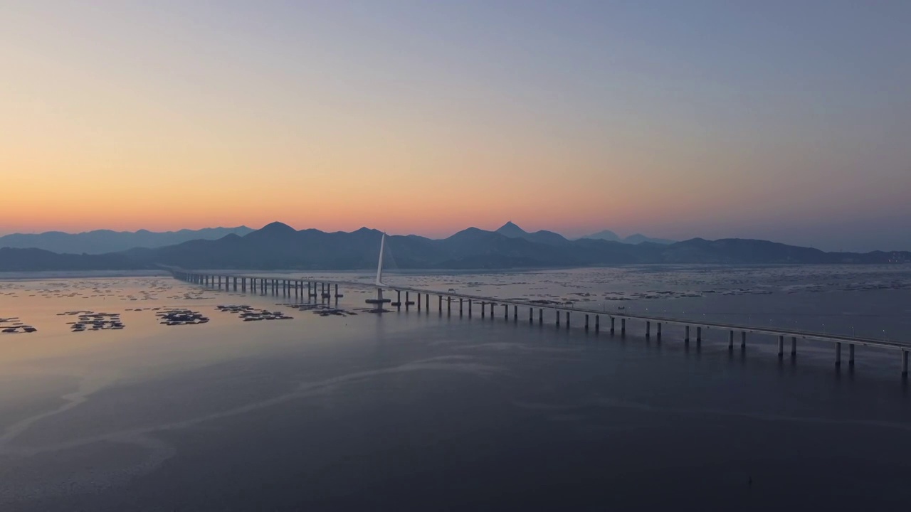 深圳湾大桥视频素材