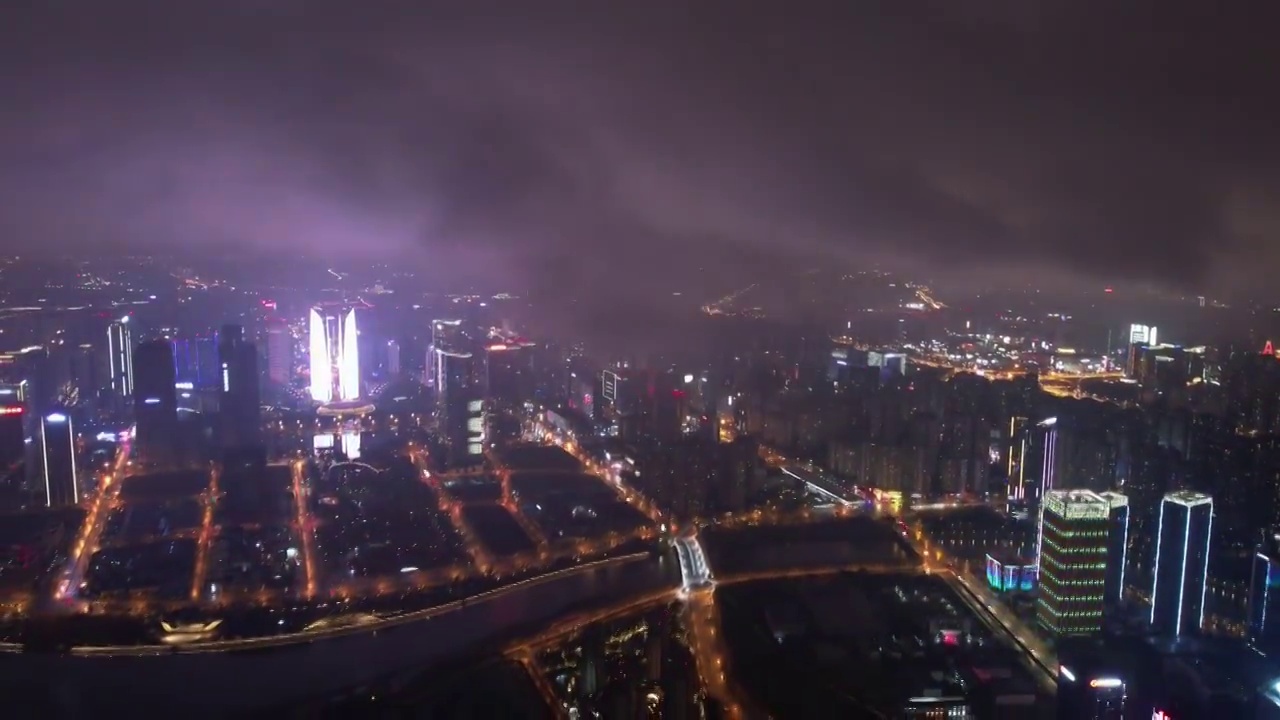 成都市夜景视频下载