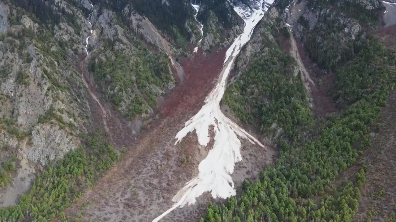 冰川河流视频素材