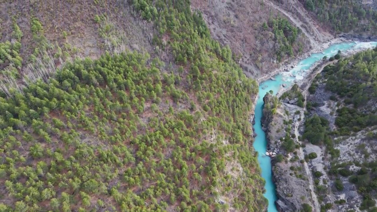 冰川河流视频素材