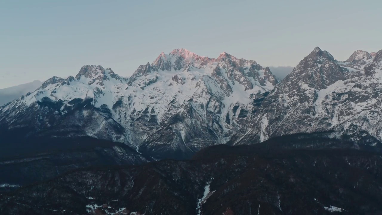 云南丽江玉龙雪山视频素材