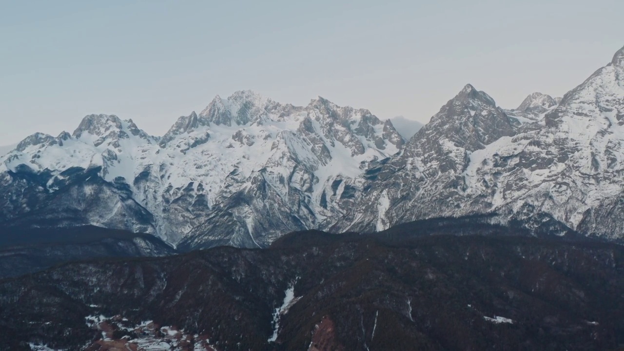 云南丽江玉龙雪山视频素材