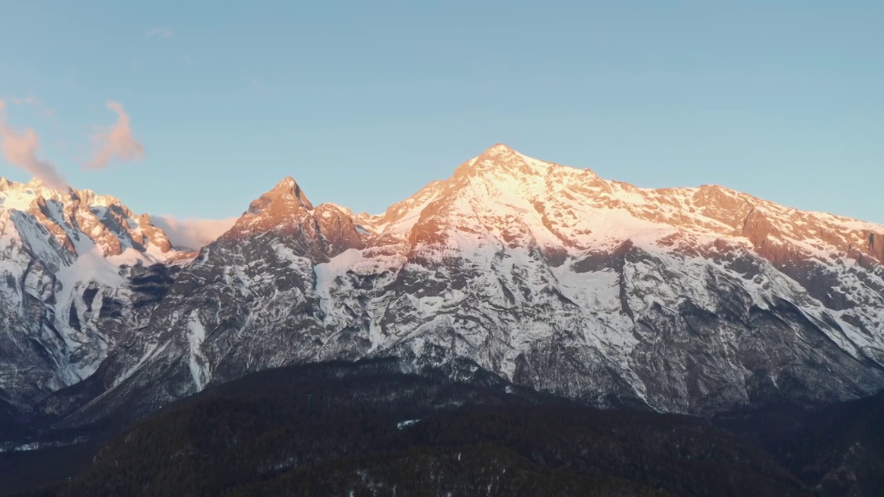 云南丽江玉龙雪山视频素材