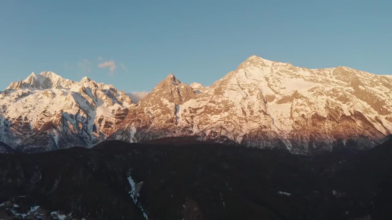 云南丽江玉龙雪山视频素材