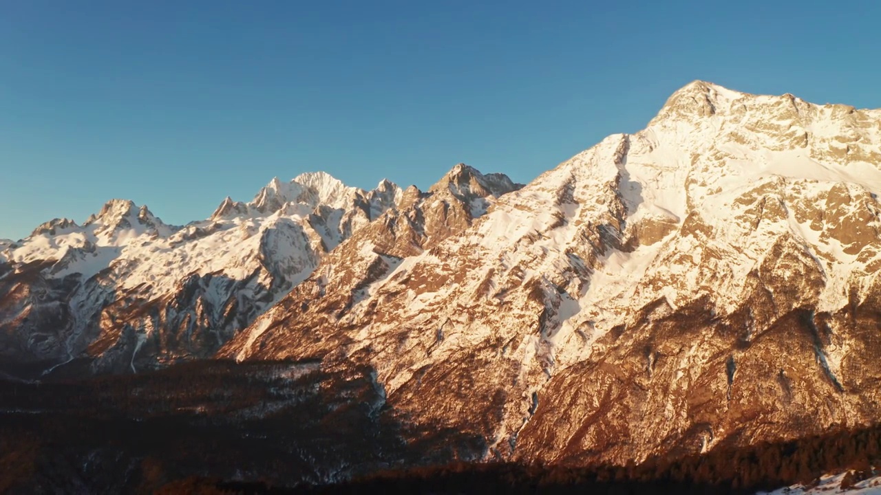 云南丽江玉龙雪山视频素材