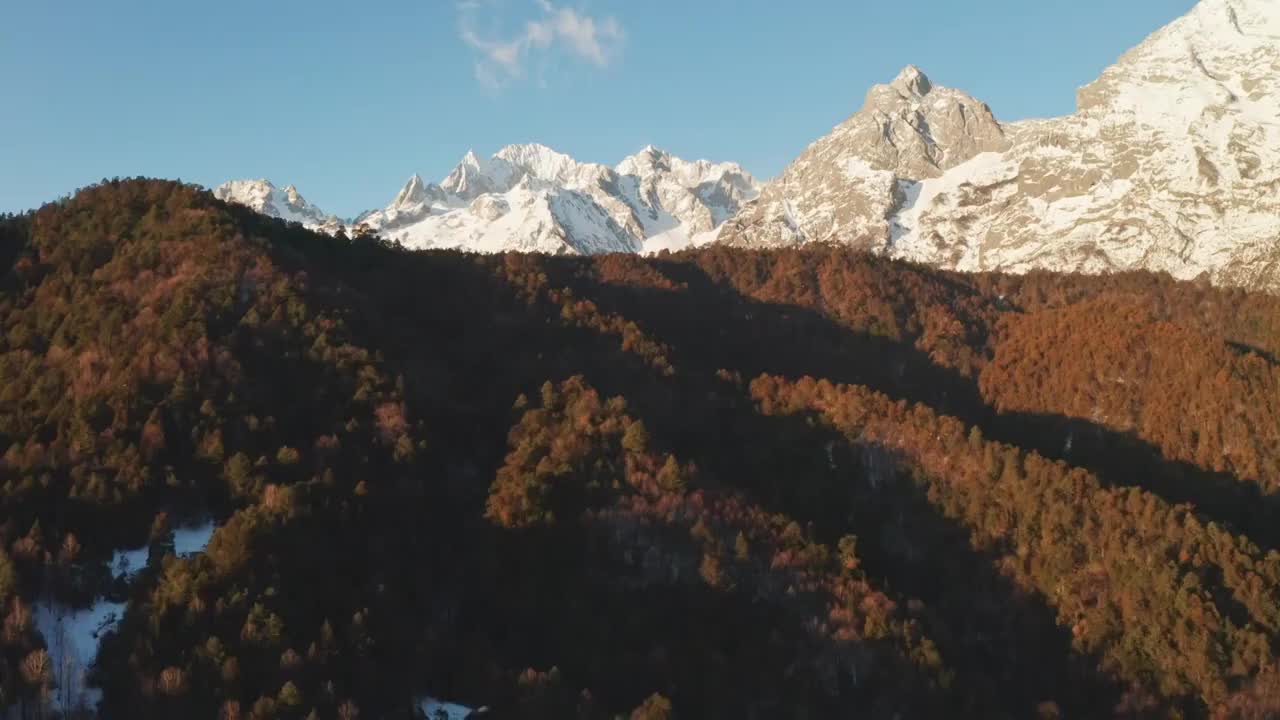 云南丽江玉龙雪山视频素材