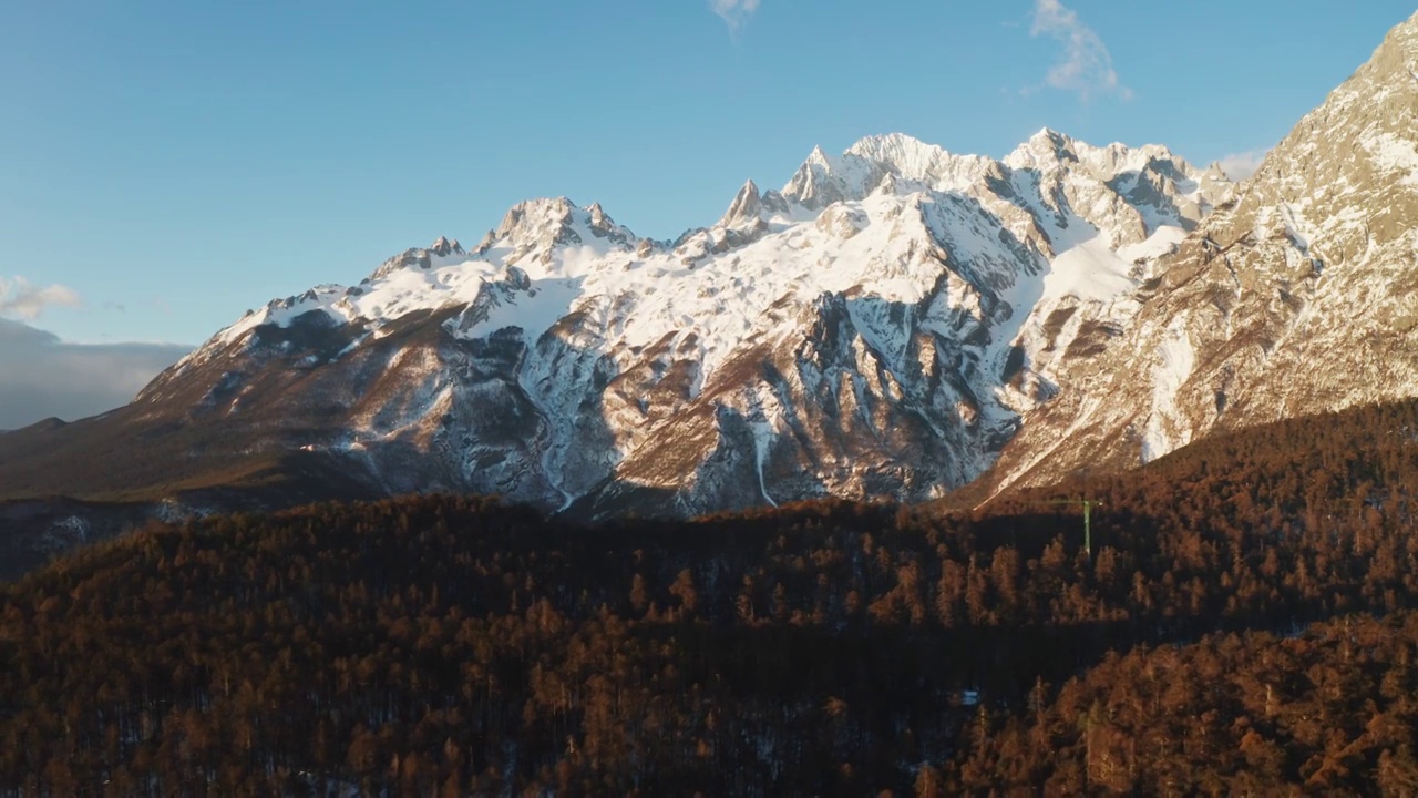 云南丽江玉龙雪山视频素材