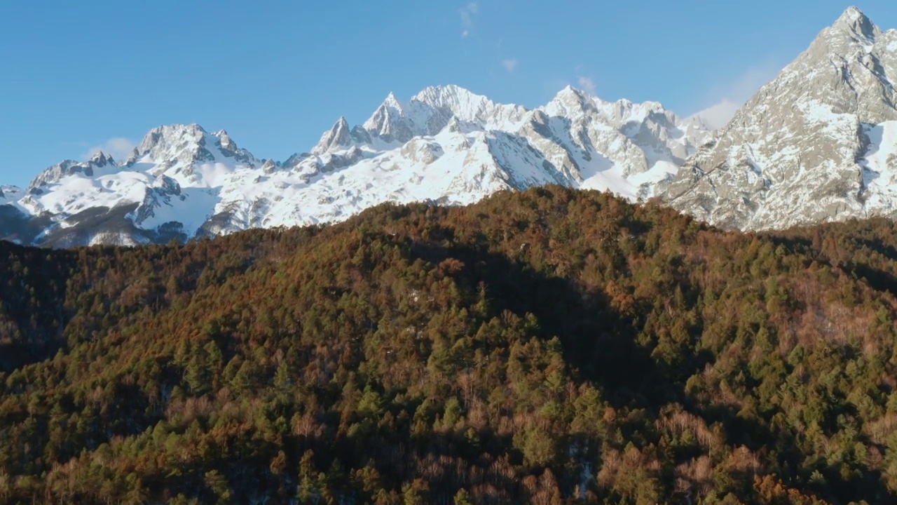 云南丽江玉龙雪山视频素材