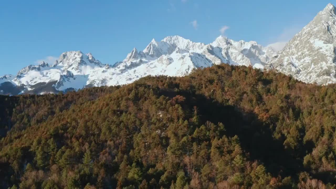 云南丽江玉龙雪山视频素材