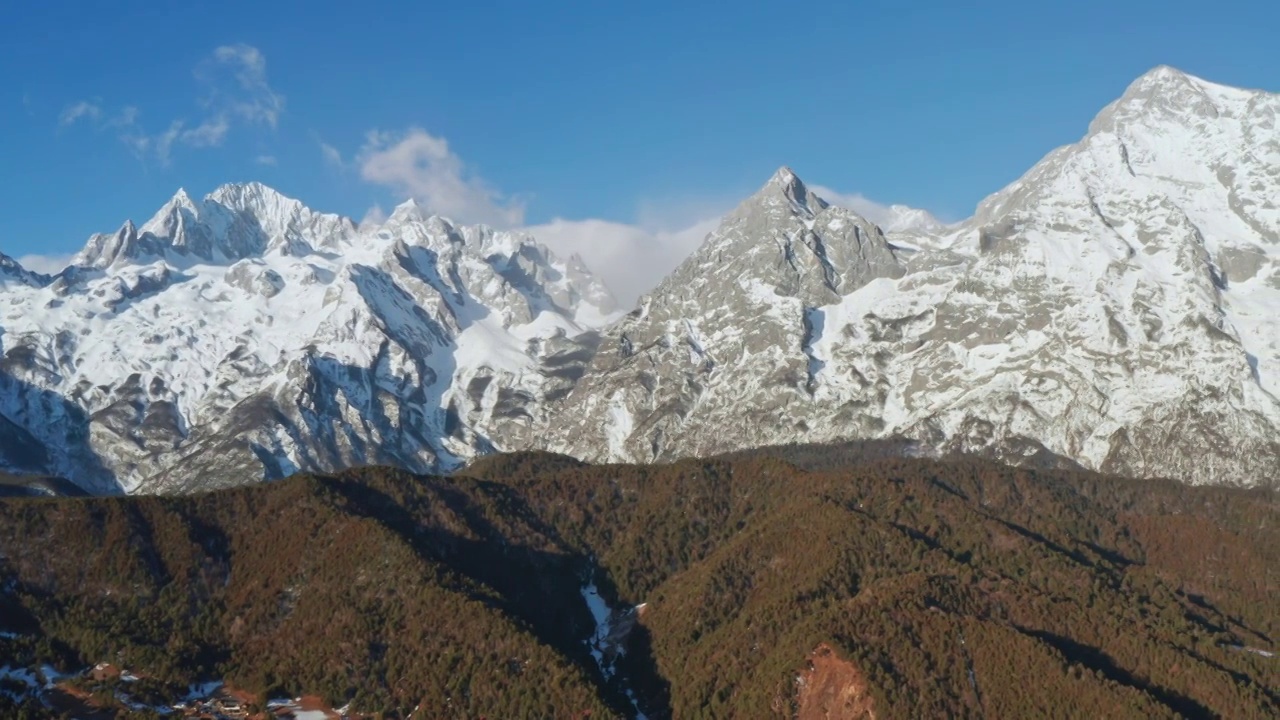 云南丽江玉龙雪山视频素材