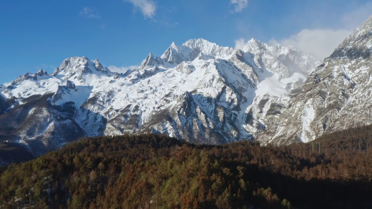 云南丽江玉龙雪山视频素材