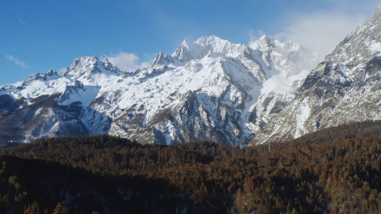 云南丽江玉龙雪山视频素材